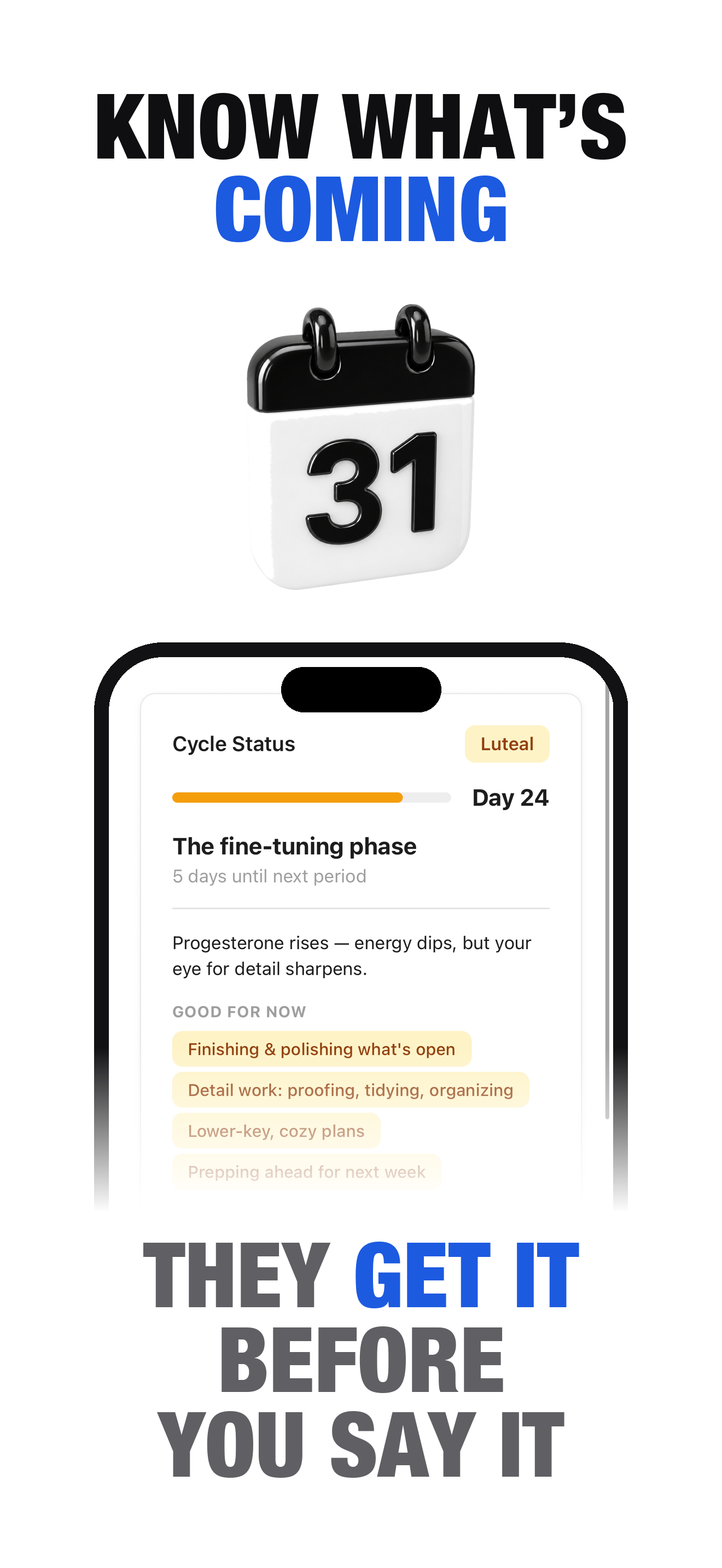 Track your cycle